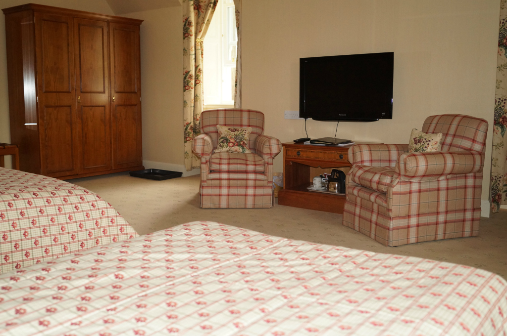 Superior family bedroom, one double bed and one single bed